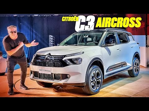 Novo Citroën C3 Aircross 2024 - PREÇO? CHEGA QUANDO? 7 LUGARES? TURBO? SAIBA TUDO DO SUV NACIONAL!