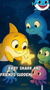 Baby sharko and friends saw a starfish inside the deep sea #babyshark #babysharkdoodoo #reel #reelfacebook #cartoon #funny | A2ZforKids