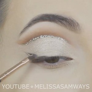 115K views · 3.9K reactions | Gold Glitter Cut Crease Makeup Tutorial By: @melissasamways | MetDaan Makeup | Facebook
