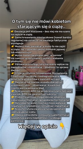 Martyna Tomoń ⚡️Dietetyk⚡️Niepłodność⚡️Pcos ⚡️Endometrioza on Instagram: "Jeśli starania o ciążę trwają ponad 12–24 miesiące i jedyne, co słyszysz, to „proszę próbować dalej” albo „to niepłodność idiopatyczna” — to NIE jest pełna diagnostyka. Niepłodność to objaw, a nie rozpoznanie. I bardzo rzadko jest „bez przyczyny”. 🔬 Diagnostyka, którą REALNIE warto rozważyć przy niepłodności >2 lat: 🧬 1. Diagnostyka hormonalna (interpretowana funkcjonalnie) • FSH, LH (3–5 dc) • Estradiol (3–5 dc + okolic