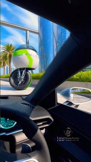 Saudi Police Futuristic AI Robot Assistant in Patrol Car | Vision 2030 Innovation