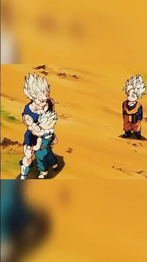 Vegeta Hugs Trunks Then Knocks Him Out ⚡️