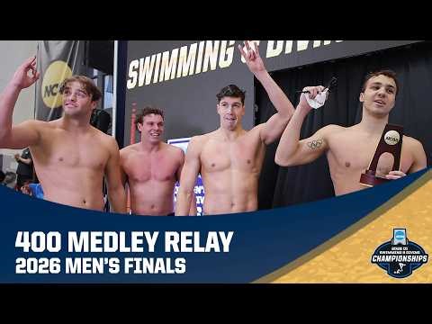 Men's 400 medley relay | 2026 NCAA swimming championships