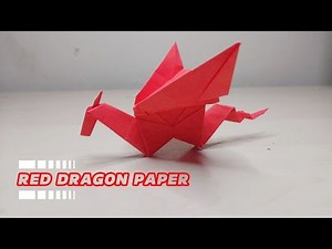 Epic Red Dragon Origami 🐉🔥 | Easy Paper Folding Tutorial