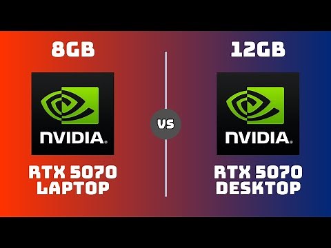 RTX 5070 Laptop vs RTX 5070 Desktop – Gaming & Productivity (1080p, 2K, 4K)