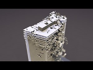Trailer - Early Attempt: WTC-7 Collapse Simulation (obsolete, check the improved version of 2017)