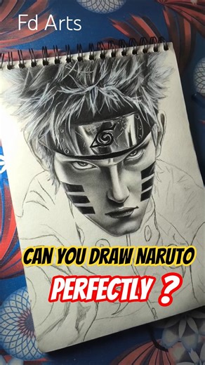 can you draw Naruto perfectly #shorst #ytshorts #animeart #narutodrawing #pencildrawing #drawing