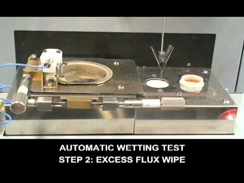 SWB-2 Automatic Wetting Test Procedure