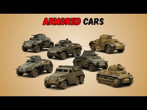 Armored Cars Used in WWII By Every Major Nation