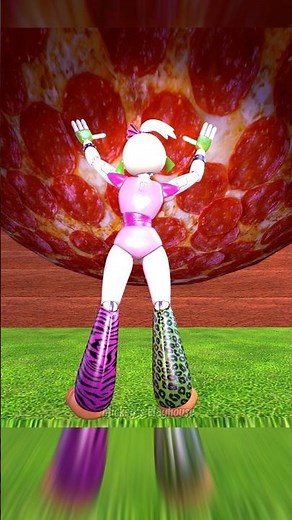 🤯GIANT PIZZA for CHICA from GREGORY😄 - FNAF Security Breach Ragdolls