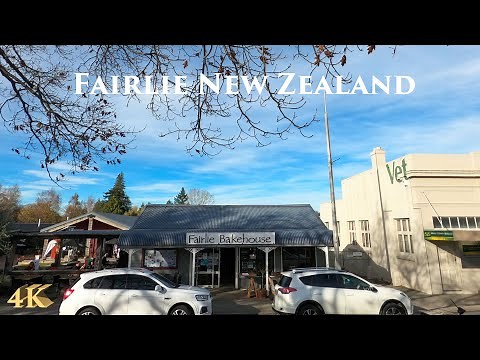 Fairlie New Zealand Walking Tour 4K April 2021 | Fairlie Bakehouse | New Zealand Virtual Tour 4K