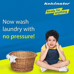 Less pressure is not a good thing always, especially when it comes to water flow to your washing machine. Kelvinator washing machine's zero pressure inlet valve is designed to wash your laundry effortlessly even at an extremely low water pressure making it truly Ready For Anything! #Kelvinator #KelvinatorIndia #ReadyForAnything #FeatureOfTheWeek #WashingMachine | Kelvinator.India