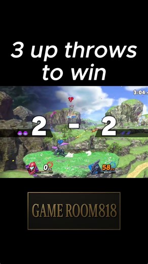 3 Up Throws to win | Samus vs Ridley #shorts