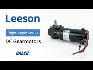 Leeson's Right-Angle Series, DC Gearmotors