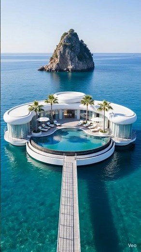 Insane Floating Ocean Villa with Infinity Pool 😳 | Ultimate Luxury Dream Home