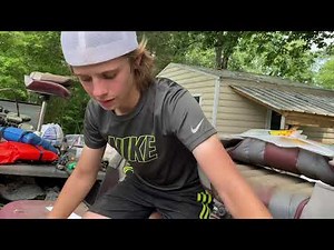 Barn find bass boat.