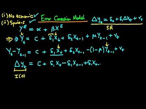 Error correction model - part 1