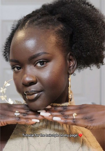 One of my favorite looks. So cute and easy! #4chair #hairtutorial #microlocs