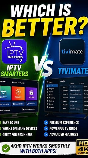 IPTV Smarters vs TiviMate #bestiptv #usa