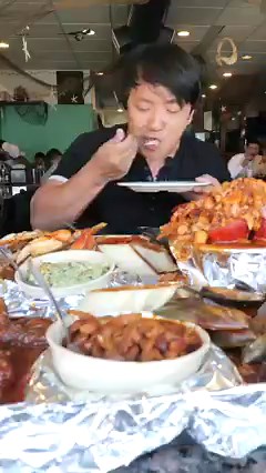 1.9M views · 30K reactions | 50 Pound (23 kg) MASSIVE SEAFOOD PLATER in Chicago at Alegrias Seafood | Strictly Dumpling | Facebook