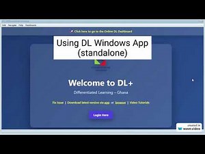How to use the DL Windows App