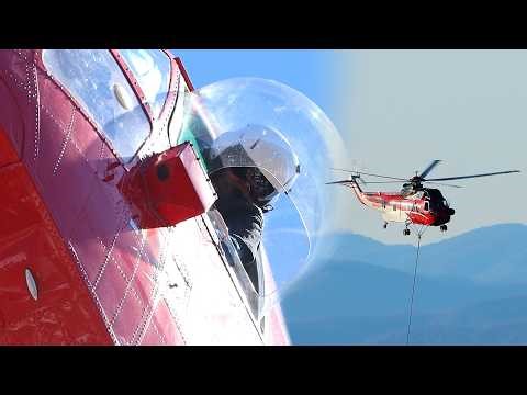 Sikorsky S61N Mt. LeConte Airlift in the Great Smoky Mountains