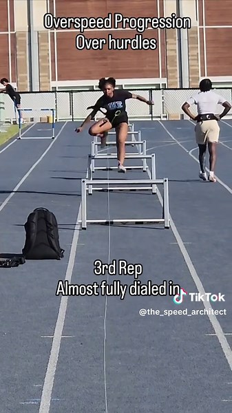 Overspeed Training Drills for Hurdles with 1080