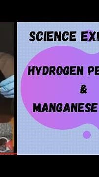 Hydrogen Peroxide and Manganese Dioxide Reaction – a Catalyst Reaction