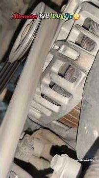 How to Fix Alternator Belt Noise Without Replacing It😳