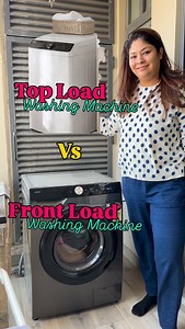 Top-load vs Front-load 🌀 Let’s settle this once and for all 👇 Top-load ✔️ Easy loading ✔️ Shorter cycles ❌ More water detergent ❌ Not the gentlest on clothes Front-load (my pick 🤍) ✔️ Saves water & electricity ✔️ Cleans better, gentler on fabrics ✔️ Sleek, modern & can be in-built ❌ Slightly longer wash cycles My pick is always Front Load! 💡 Pro tips you shouldn’t skip: – If you have hard water, add a water filter/softener – Clean your washing machine every 2 months with a proper washing mac