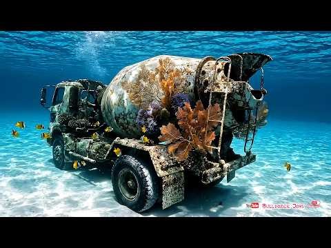 Reviving a Cement Mixer Truck Hino 700 Lost Underwater Ocean | Full Restoration