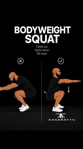 Bodyweight Squat Technique for Beginners