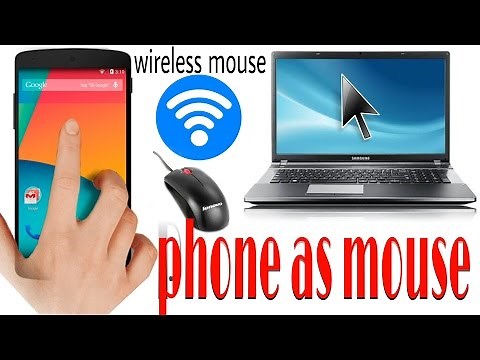 Use your android and iPhone as mouse, trackpad for PC!!