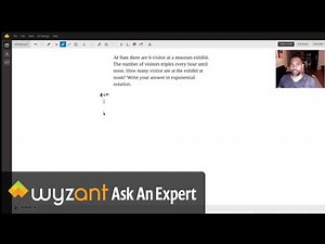 Pre-algebra word problem with exponents