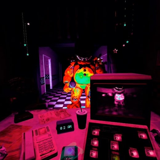 FNAF 2 VR | Golden Freddy caught me lacking! #vr #chica #foxy #bonnie #fnaf2 #fivenightsatfreddys