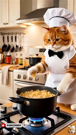 Cats vs Cooking: The Pasta Disaster