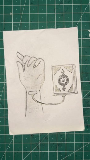 Easy drwaing art Quran 💗🫶🏻painting tutorial for beginners #islamicvideo #muslim #art