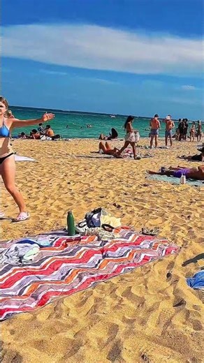 🇺🇸 POV: Beach Walk Spring Break Florida, USA #shorts