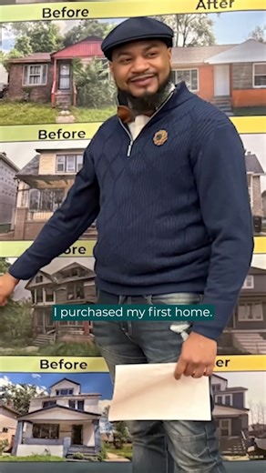 🏡✨ The Detroit Land Bank Authority is making home & land ownership more accessible and affordable than ever for Detroit residents like Vincent Orr. This is your moment to invest in your future and your city. Let’s build Detroit together! 🌆🔑 #OpportunityRising | City of Detroit Government