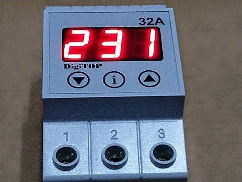 Voltage protection relay setting