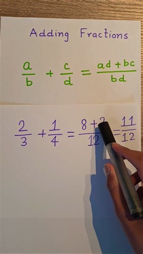 Adding Fractions (Easy)
