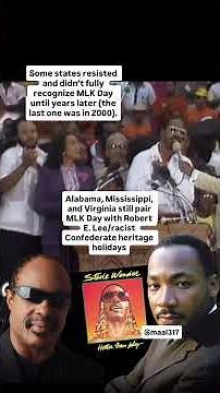 The Black version of Happy Birthday was for Martin Luther King! Stevie Wonder and Coretta Scott