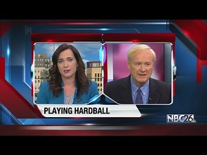 Chris Matthews plays 'Hardball' on NBC26