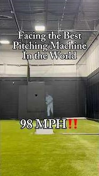 Facing The Best Pitching Machine In The World | Up to 100 MPH