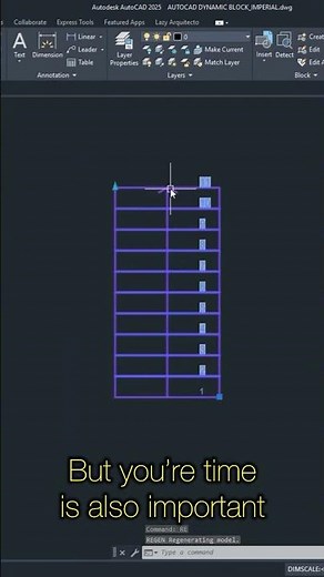 Dynamic Count Saves Time & effort in Autocad 07
