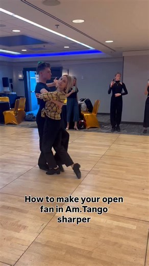 I often get asked how to dance the Open Fan Position in American Smooth Tango. Here are some details that help make this movement truly characteristic and expressive. ❤️‍🔥 | Tatiana Seliverstova