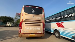 3.3K views · 40 reactions | Most LUXURIOUS Volvo B11r AC Sleeper Bus Full Interior Tour | 200Journeys | Facebook