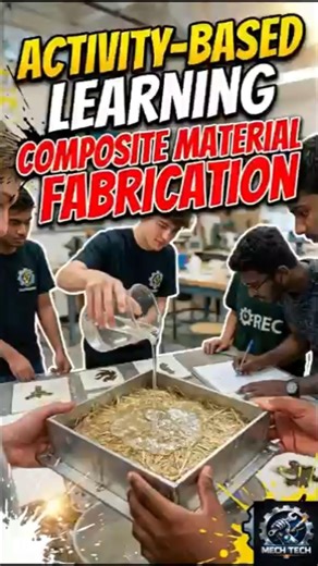 Turning Theory into Reality! 🛠️ Composite Material Fabrication 🧪 #mechtech #automation #plc