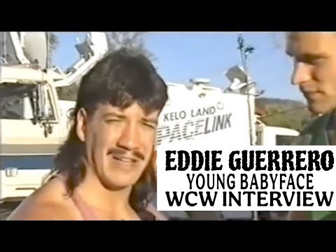 Eddie Guerrero WCW Hog Wild 1996 interview. Rare Babyface. Found footage before Latino heat WWE