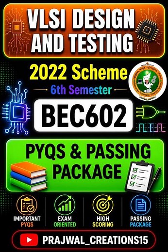 BEC602 VTU Important Questions & Papers 🔥 #vtu #BEC602 #VLSIDesign #vtupapers #vtuexams #2026exams